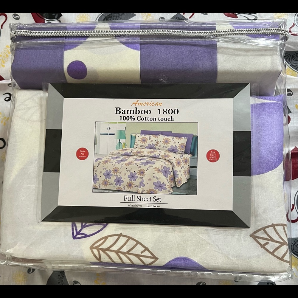 New linens  size Queens $25 dollars each.